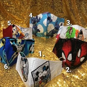 Disney/Marvel/DC  Face mask